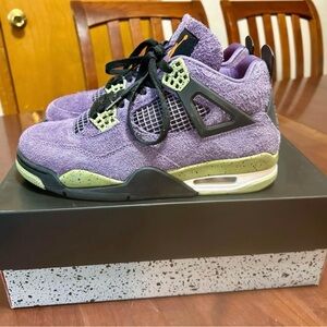 Jordan 4 Retro "Canyon Purple" Women's Size 8.5 (Like New in Box)